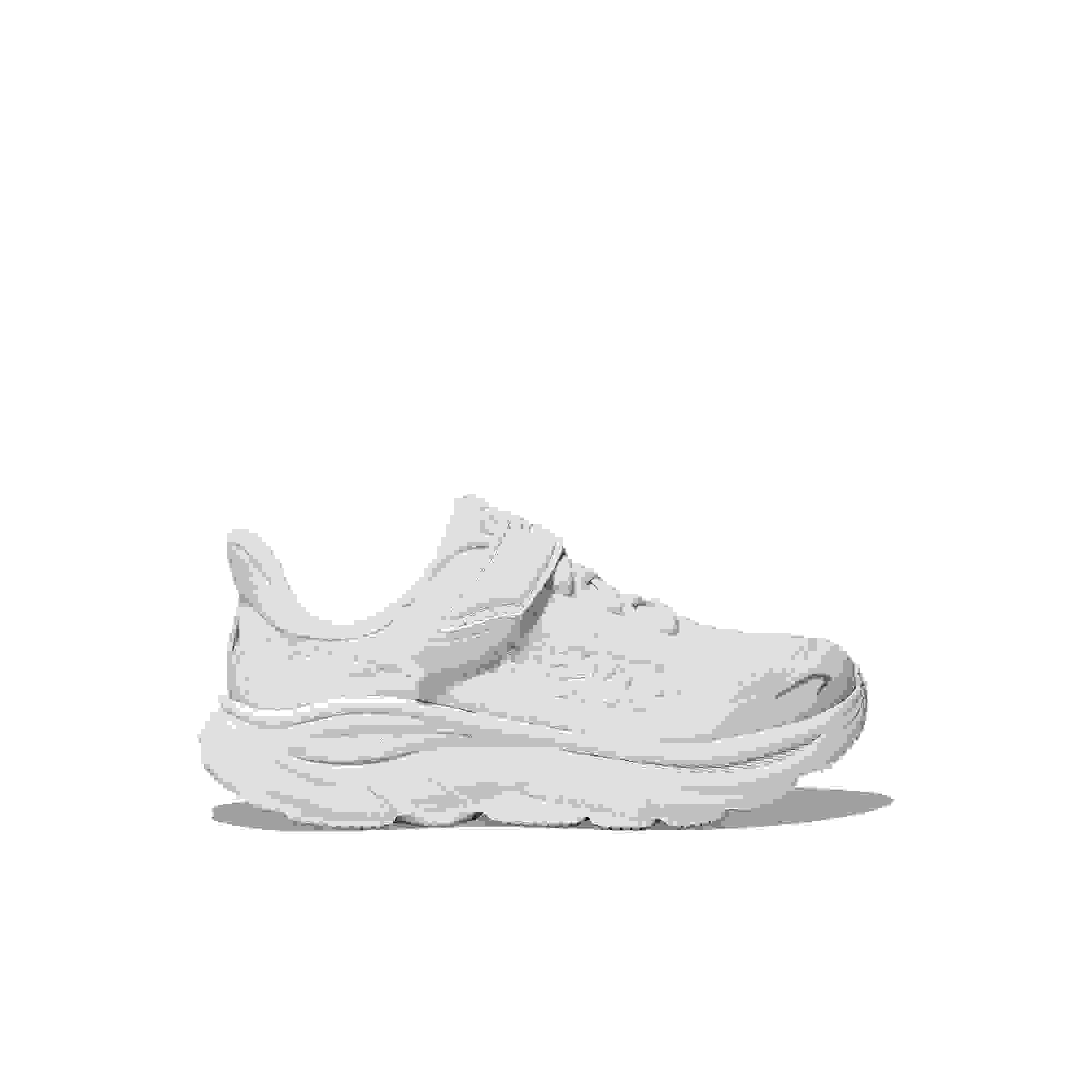 Hoka Clifton 10 Preschool Boys' "White/White" Running Shoe